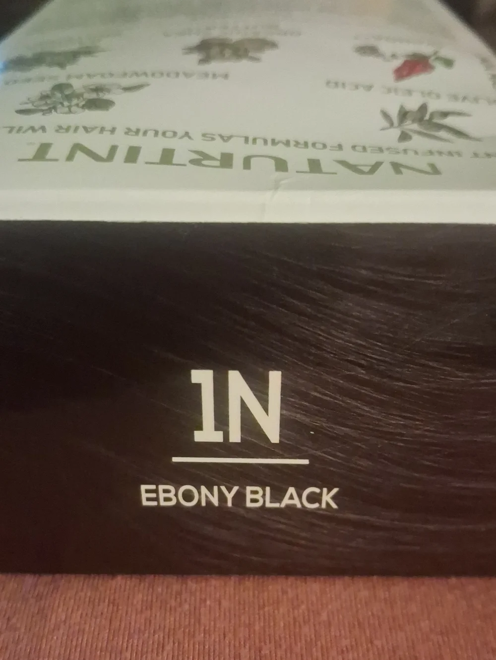 Ebony Black Permanent Hair Color Gel - Deep Black Shine